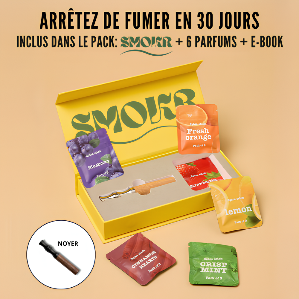 Kit SMOKR | Votre Compagnon Naturel pour Dire Stop au Tabac.