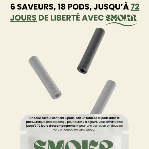 Kit SMOKR | Votre Compagnon Naturel pour Dire Stop au Tabac.